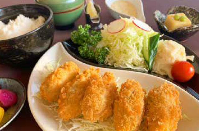 広島県産カキフライ膳