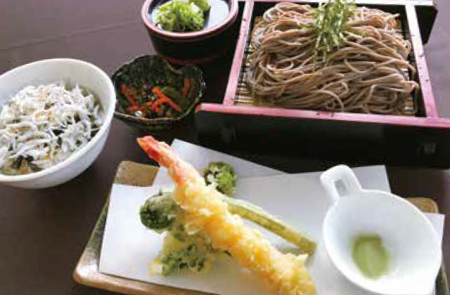 天ざる膳(出石そば使用)
