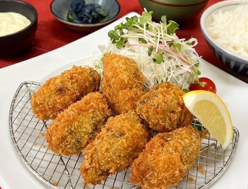 播磨灘産カキフライ膳