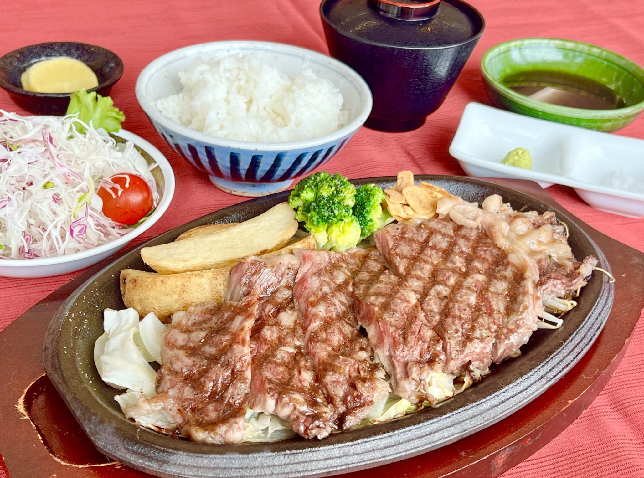 黒毛和牛サーロインステーキ膳