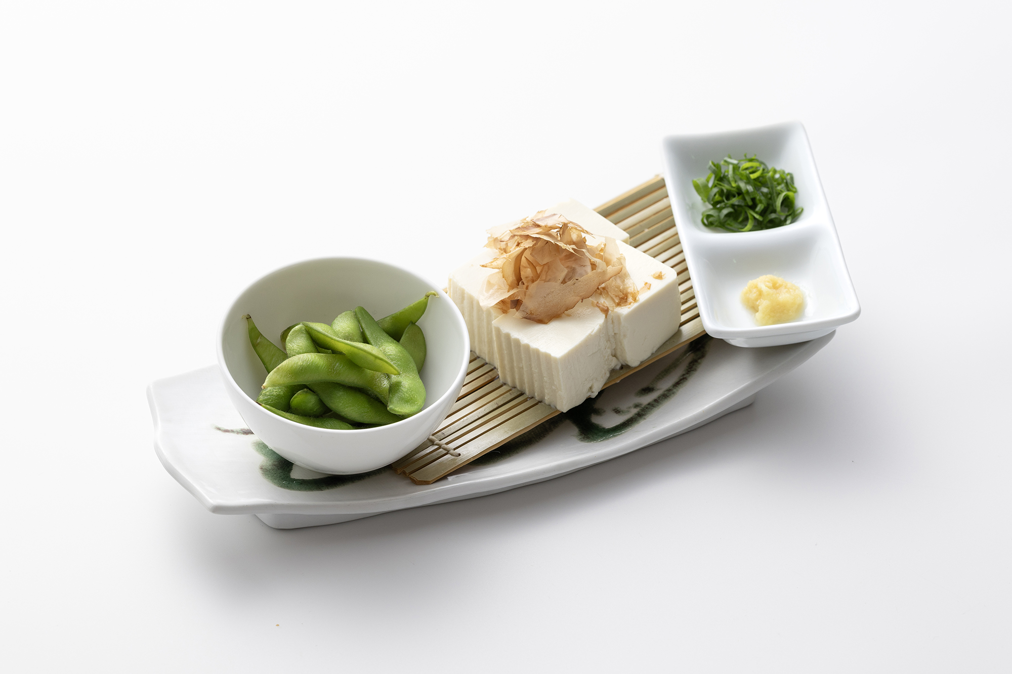 枝豆と冷奴